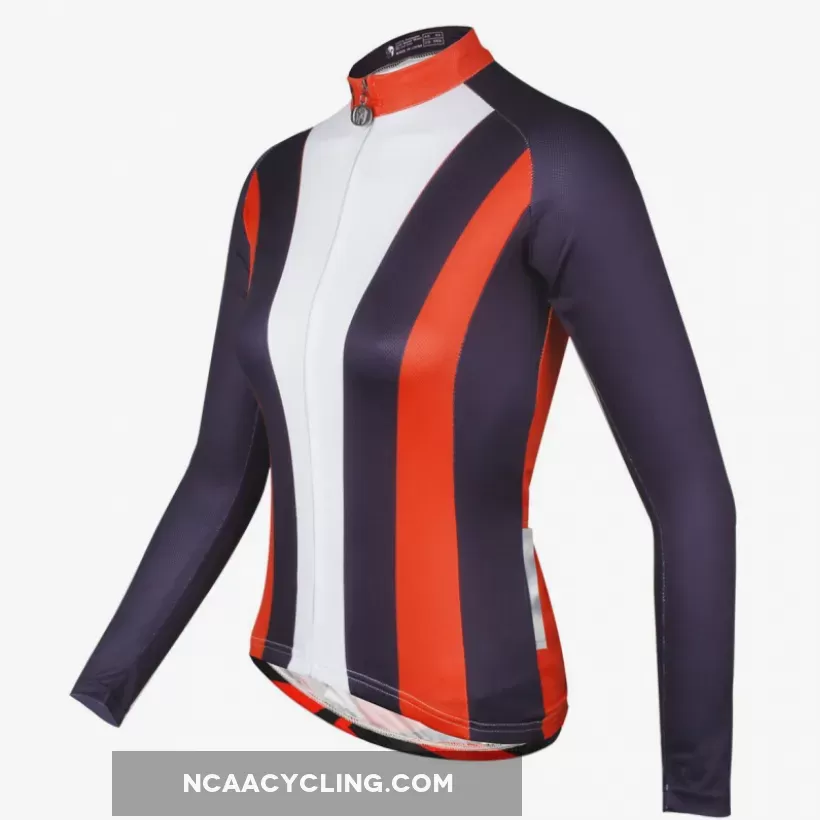 Ilpaladino Red-collar Women's Long-Sleeve Cycling Jersey/Suit Biking Shirts Breathable Spring Autumn Exercise Bicycling Pro Cycle Clothing Racing Apparel Outdoor Sports Leisure Biking Sport Clothes NO.736