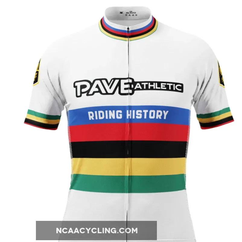 PAVE Athletic Auto World Champ Short Sleeve Cycling Jersey, Michelin Shirt