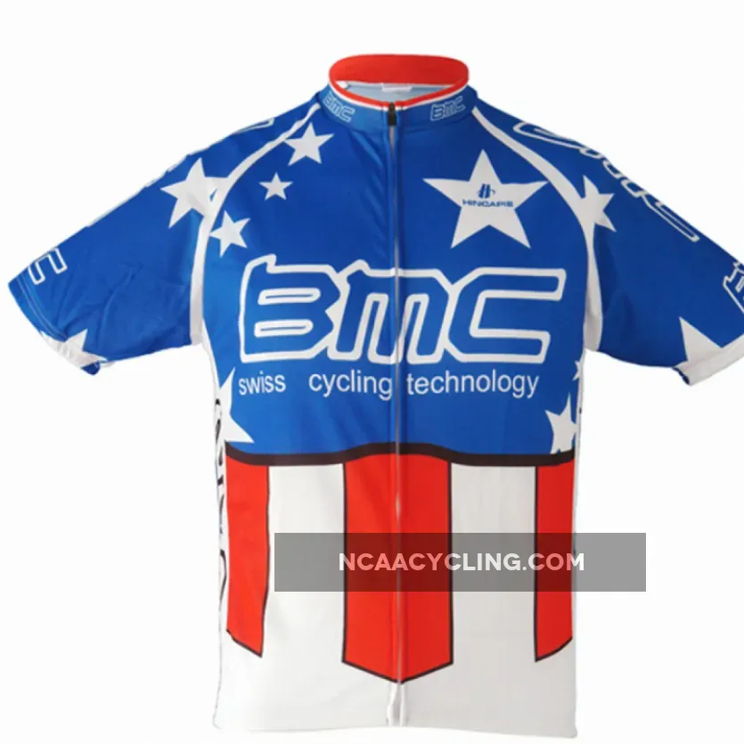 2010 BMC USA Champion Short Sleeve Cycling Jersey For Sale