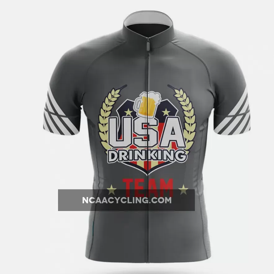 USA Drinking Team - Grey - Men's Cycling / Jersey Only #Arizona Drinking Team