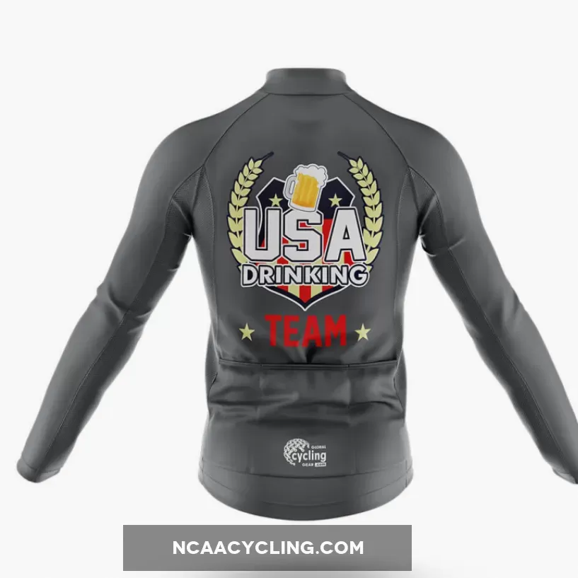 USA Drinking Team - Grey - Men's Cycling / Jersey Only #Arizona Drinking Team