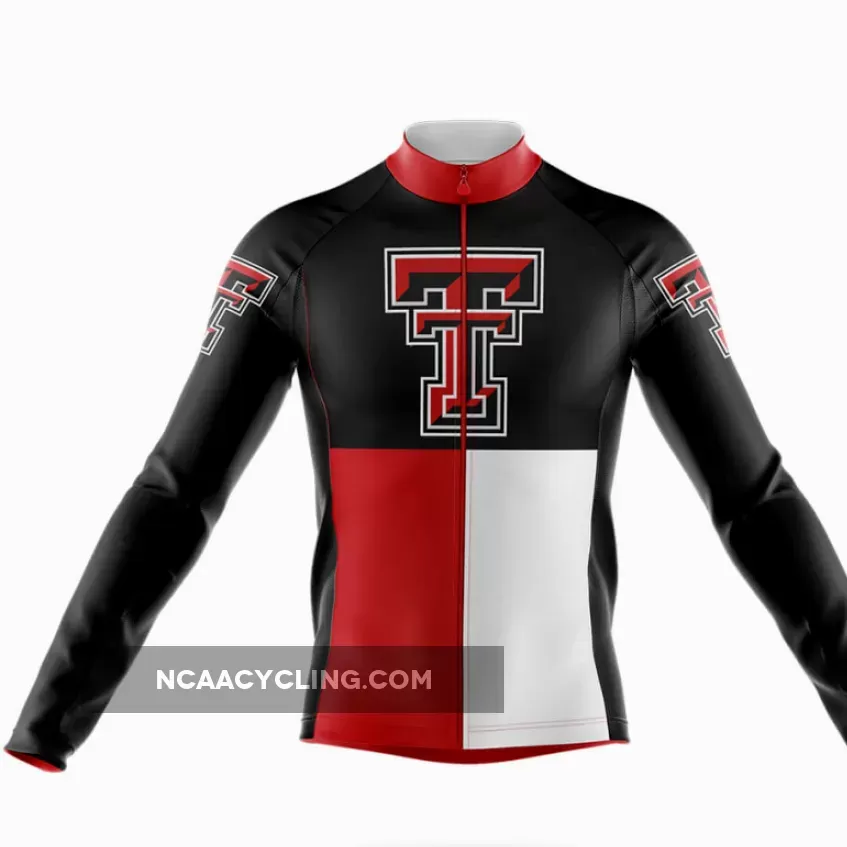 Texas Tech TX Long Sleeve Cycling Jersey Only Restock
