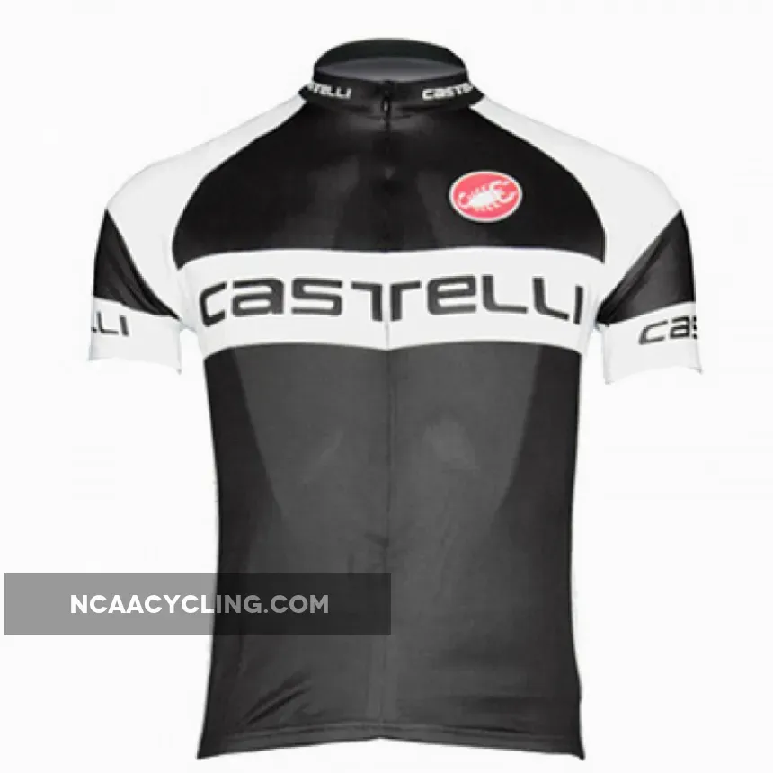 CASTELLI BLACK/WHITE Short Sleeve Jersey Online