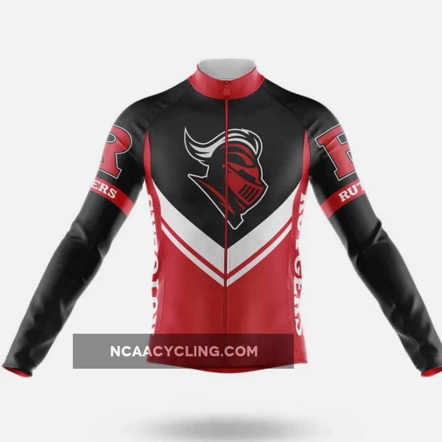 Rutgers University V3 Cycling Kit - Long Sleeve Jersey