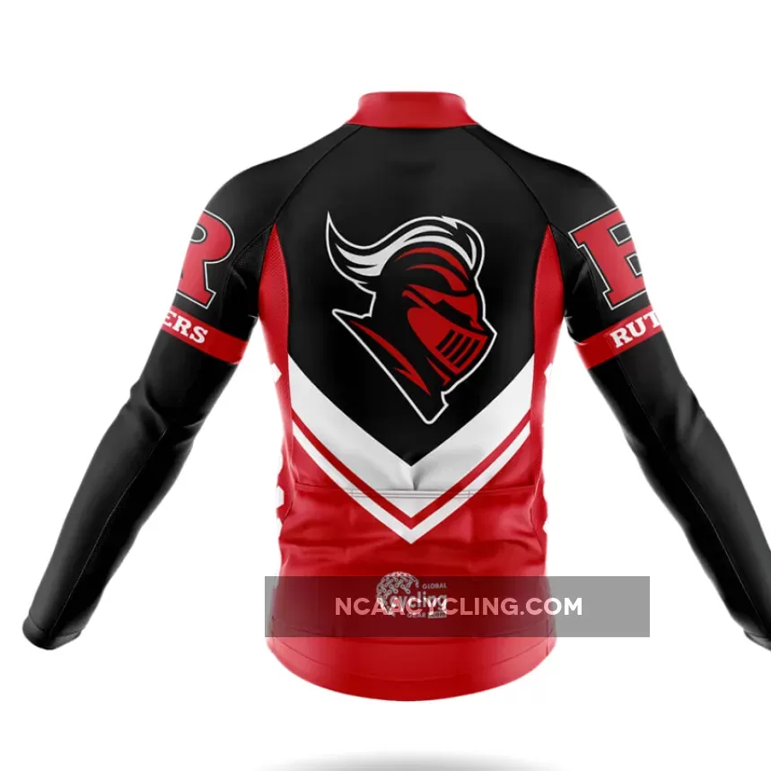 Rutgers University V3 Cycling Kit - Long Sleeve Jersey