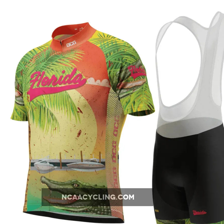 Men's Florida US State Short Sleeve Cycling Kit For Sale