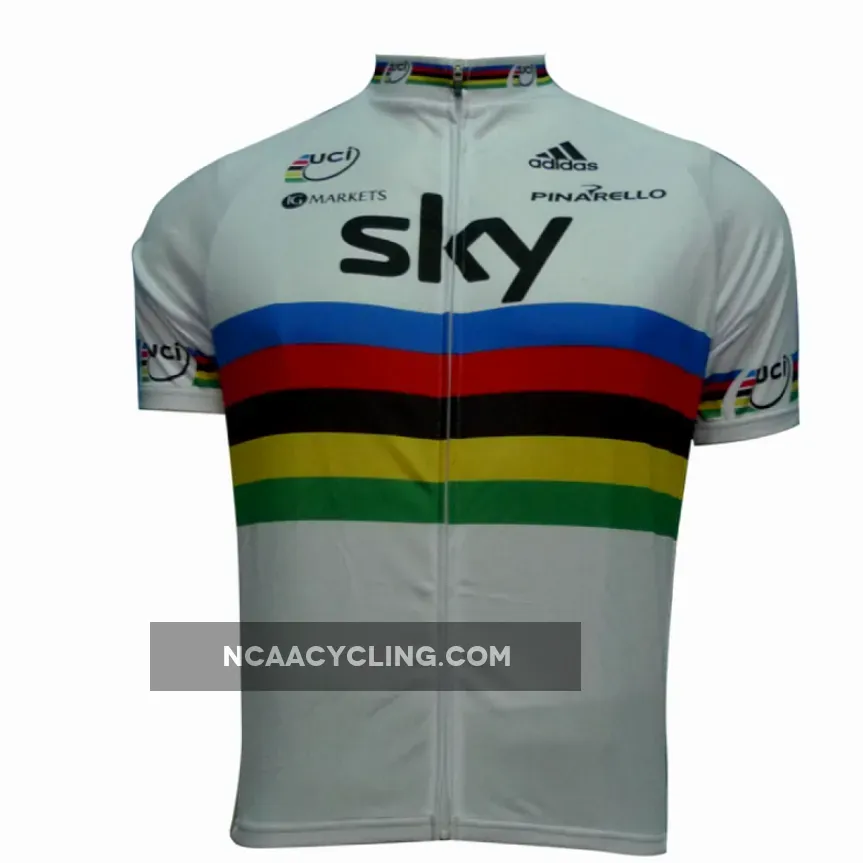 SKY 2012 UCI World Champion Cycling Jersey Short Sleeve
