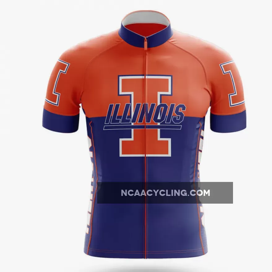 University of Illinois Urbana-Champaign V2 - Men's Cycling / Jersey Only