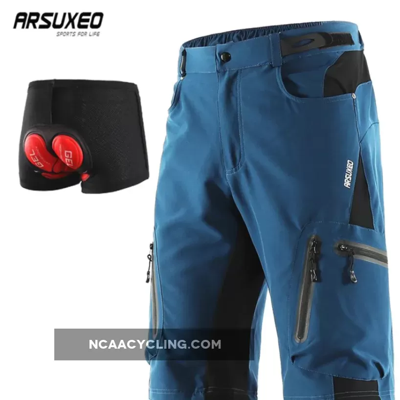 MTB jerseys Cycling Shorts Men MTB Bicycle Bike Short with Underwear downhill Water Resistant Loose-fit Quick dry 1202