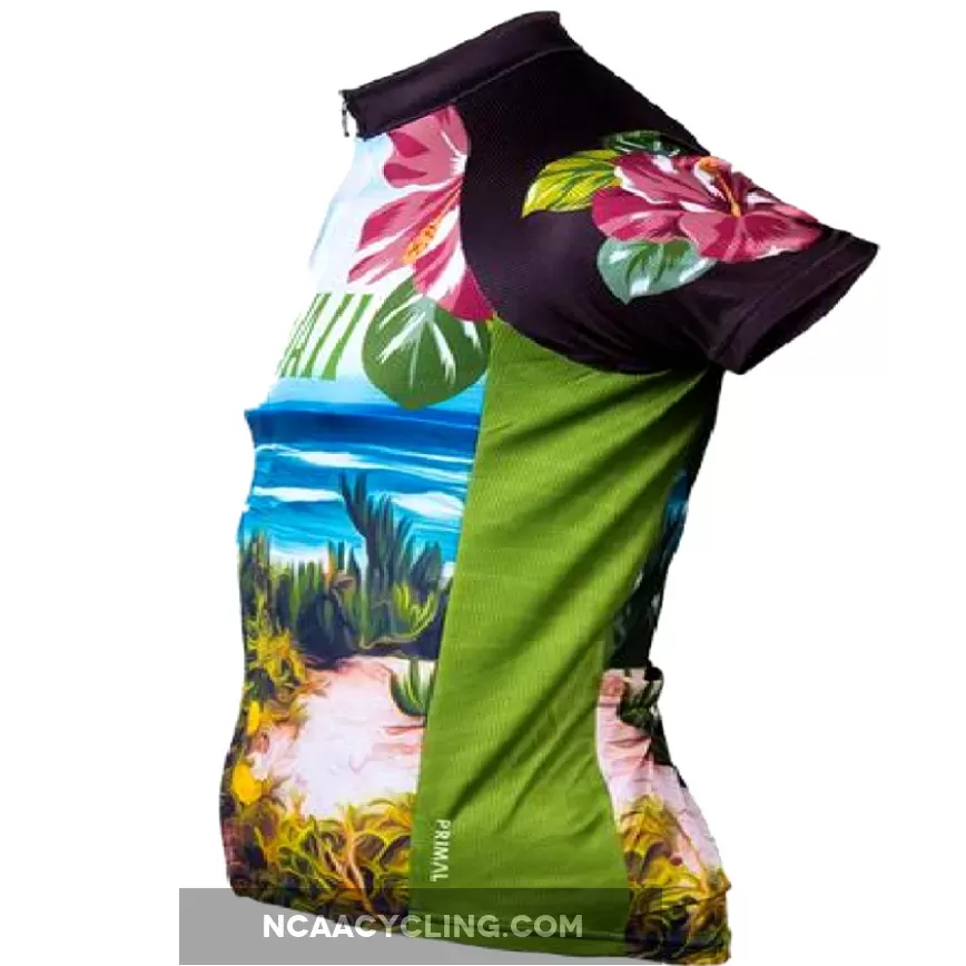 Primal Wear Aloha Hawaii Full Zip Short Sleeve Sport Cycling Jersey