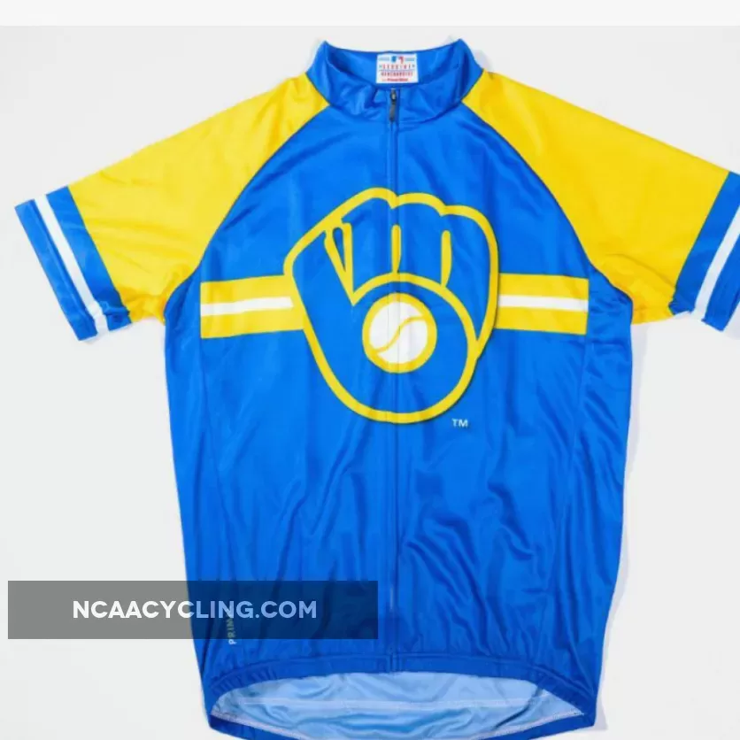 MLB Milwaukee Brewers Short Sleeve Cycling Jerseys Restock