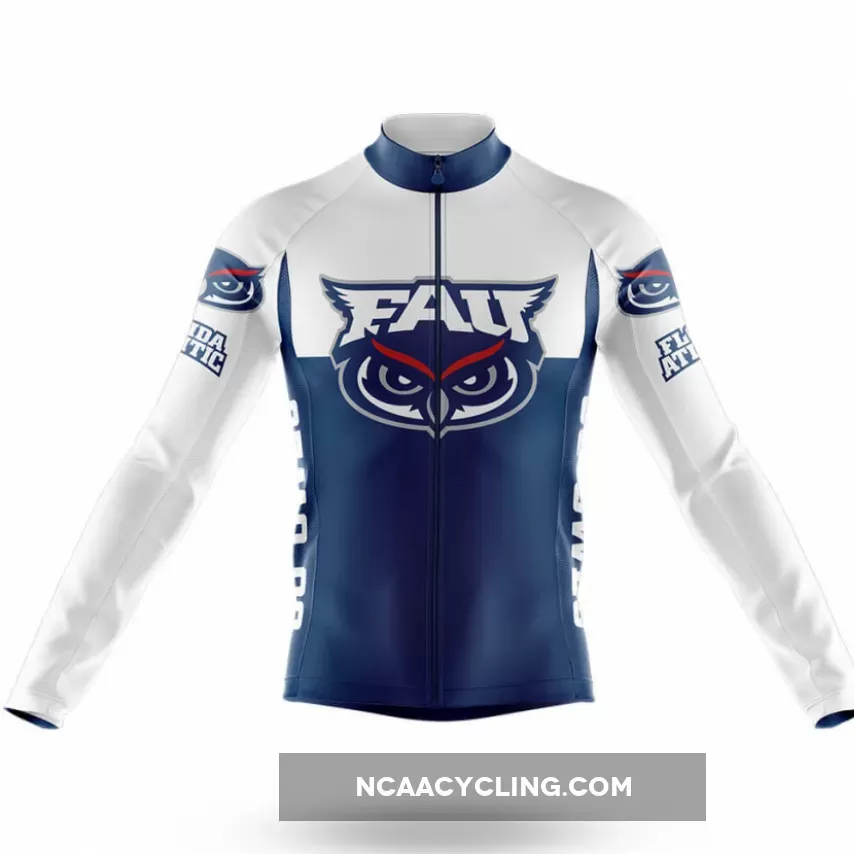 Florida Atlantic University V2 Long Sleeve Cycling Jersey Only