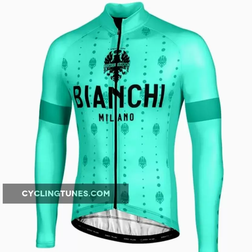 Bianchi Milano Perticara Celeste Long Sleeve Jersey,