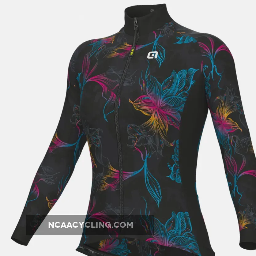 Ale Solid Chios Long Sleeve Woman Jersey - Grey For Sale