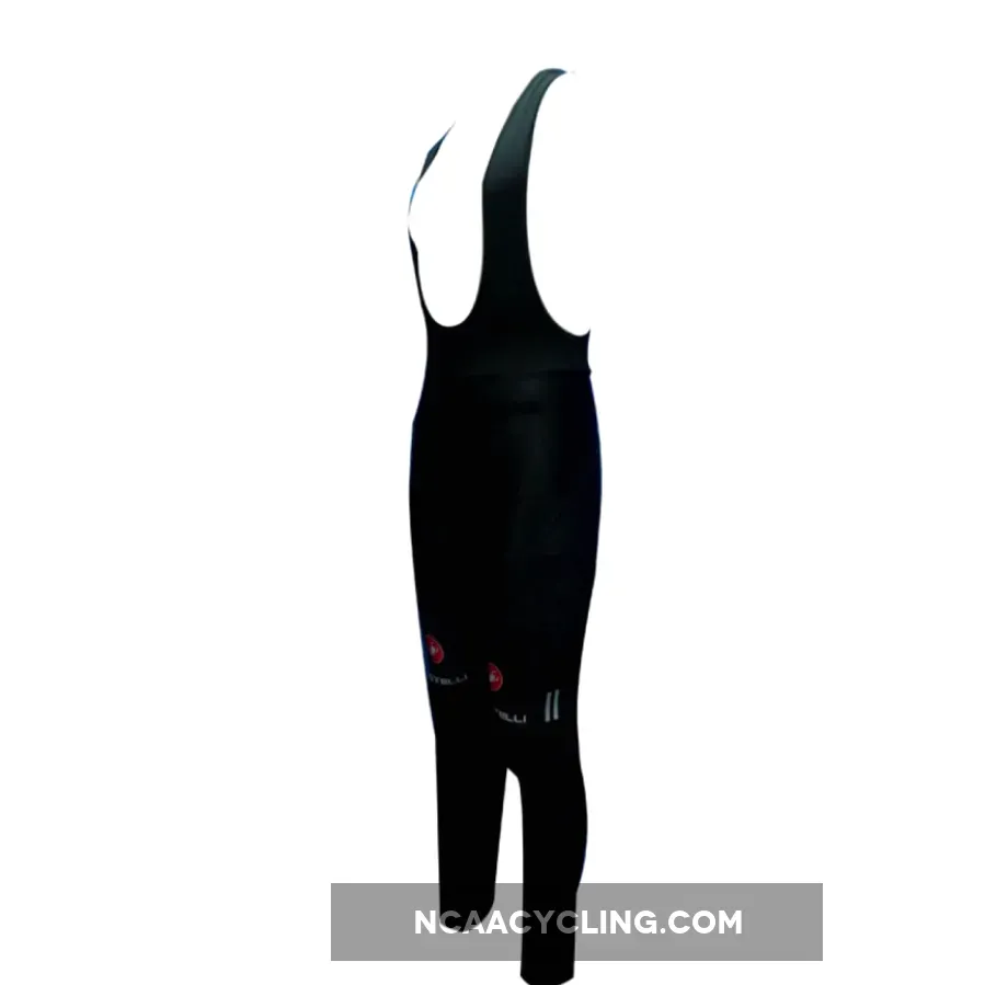 New 2012 CASTELLI BLACK Cycling winter bib pants