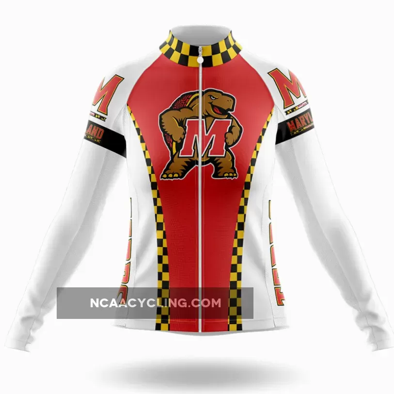 Maryland Mascot - Women's Long Sleeve Cycling Jersey Only