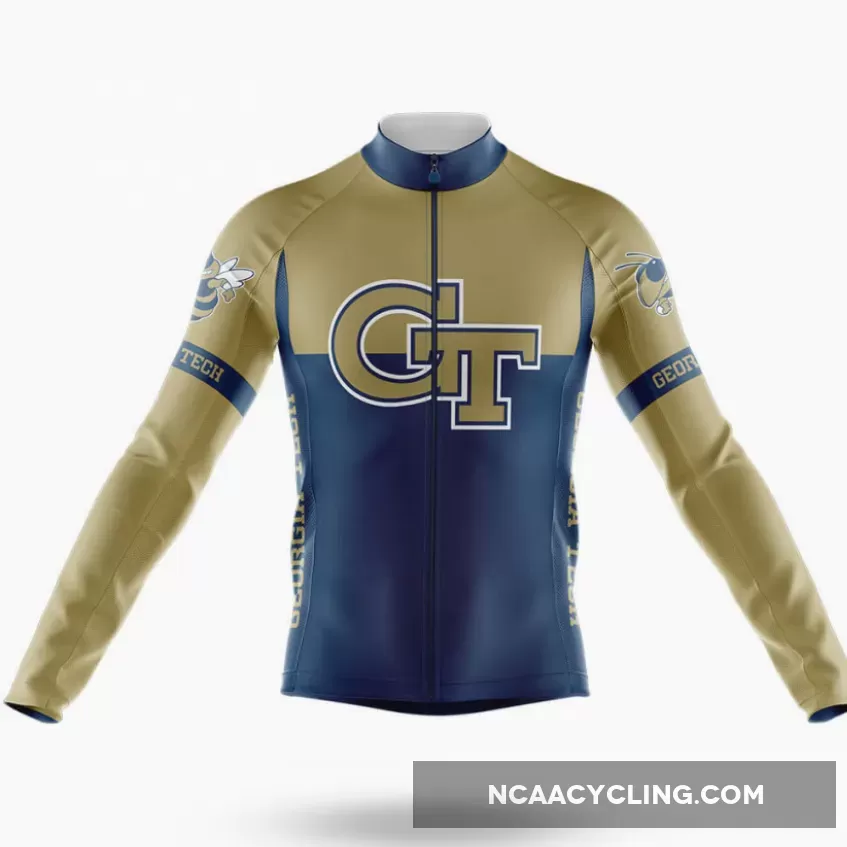 Georgia Tech University V2 Long Sleeve Cycling Jersey Only