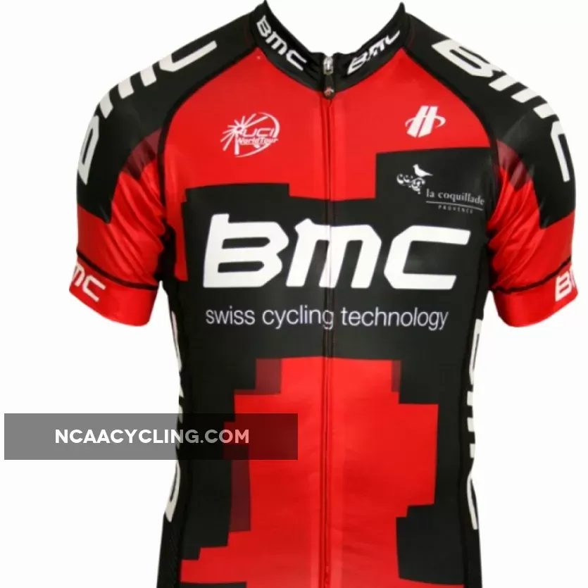 BMC RACING TEAM 2012 Hincapie Radsport-Profi-Team - Short Sleeve Jersey Red