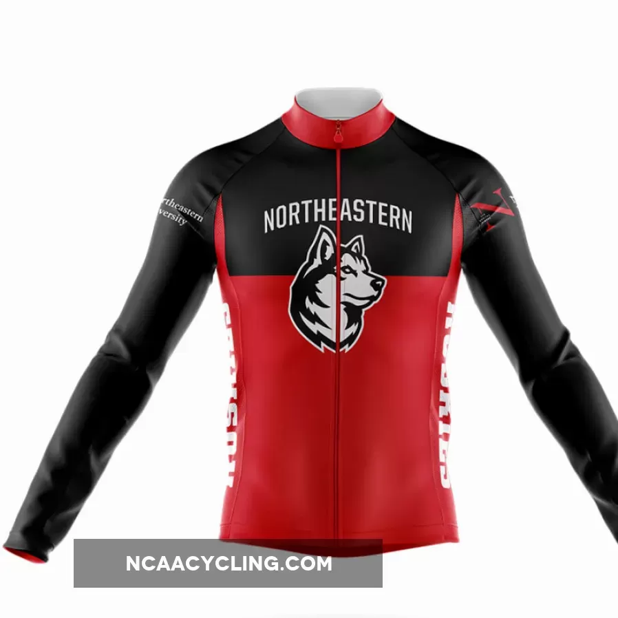 Northeastern University V2 Long Sleeve Cycling Jersey Only