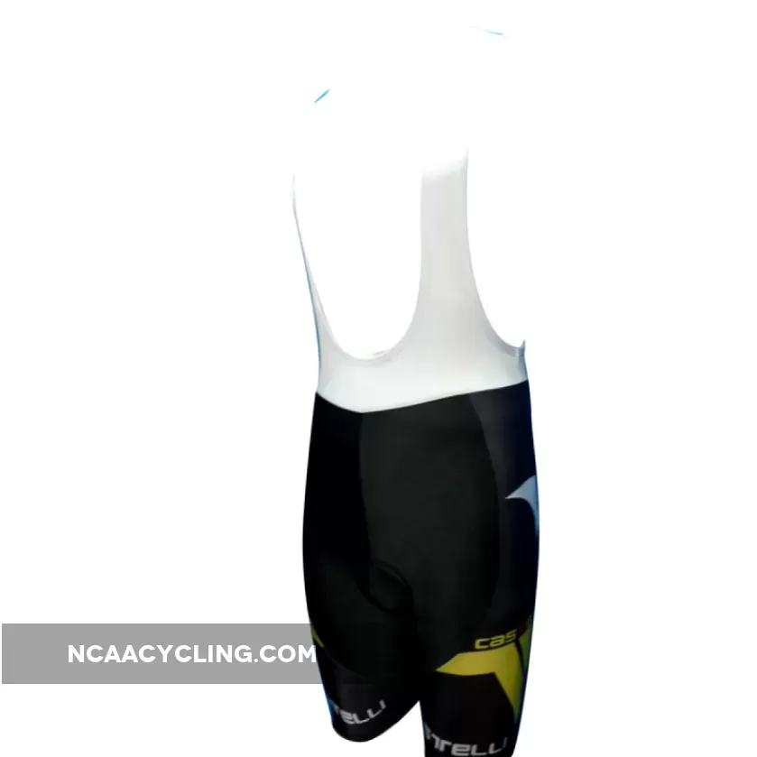 New CASTELLI Black-Yellow Cycling Bib Shorts New Releases