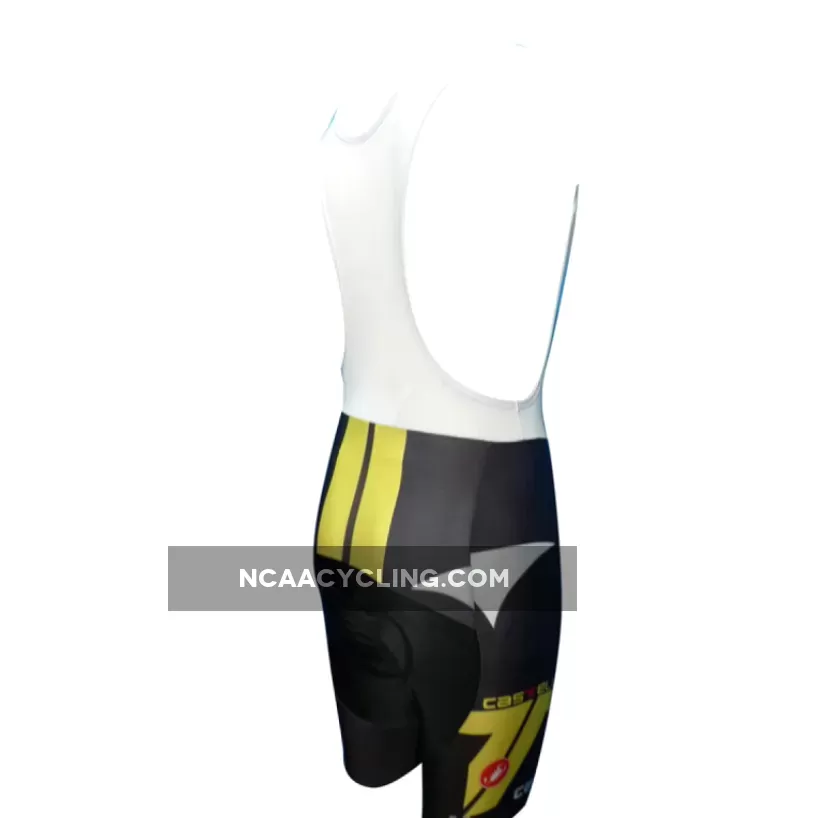 New CASTELLI Black-Yellow Cycling Bib Shorts New Releases
