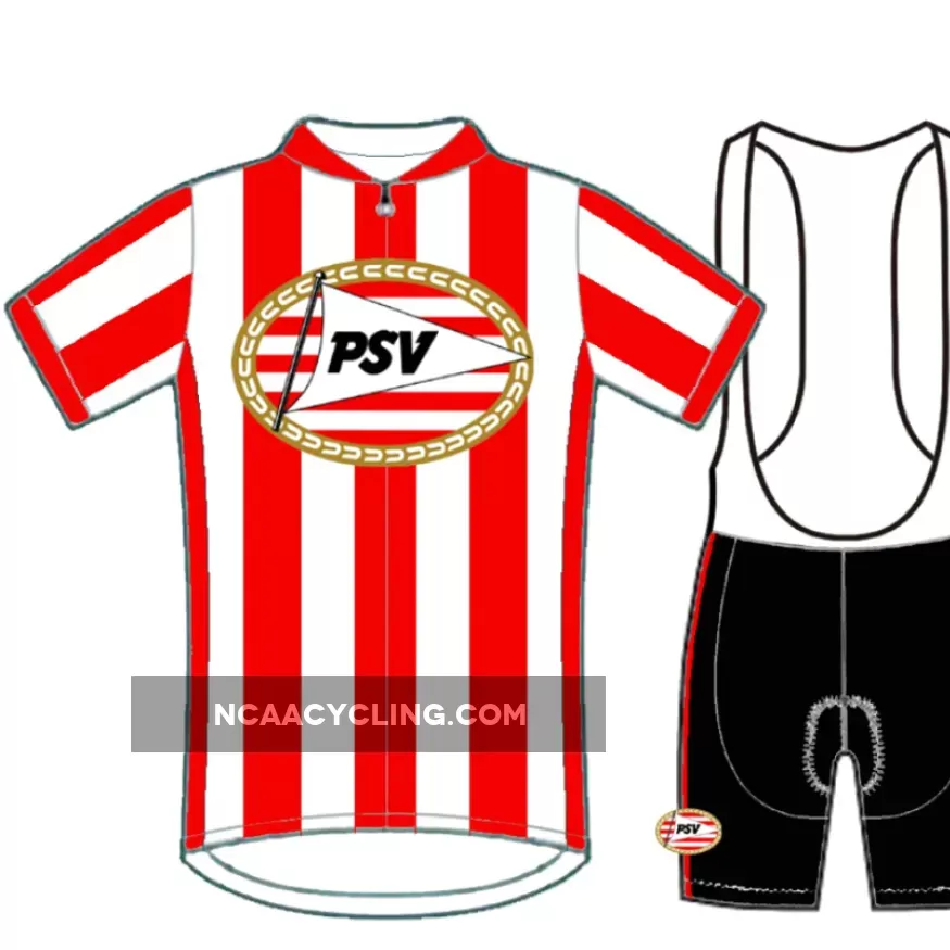 PSV Eindhoven Short Sleeve Cycling Jerseys and (bib) shorts