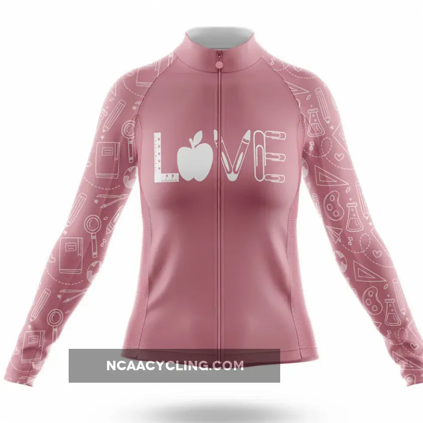 Love Teacher - Women's Cycling Kit / Long Sleeve Jersey
