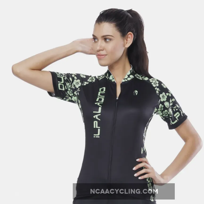 Green Decor Flowering Branch Women's Cycling Short-sleeve Bike Jersey T-shirt Summer Spring Road Bike Wear Mountain Bike MTB Clothes Sports Apparel Top NO.792