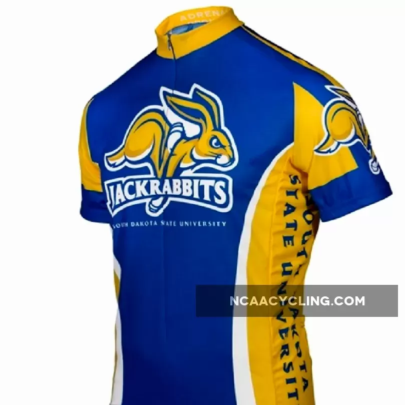 South Dakota State University 3/4 zip Men's Short Sleeve Cycling Jersey, South Dakota State Jersey