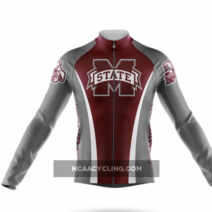 Mississippi State University Long Sleeve Cycling Jersey Only