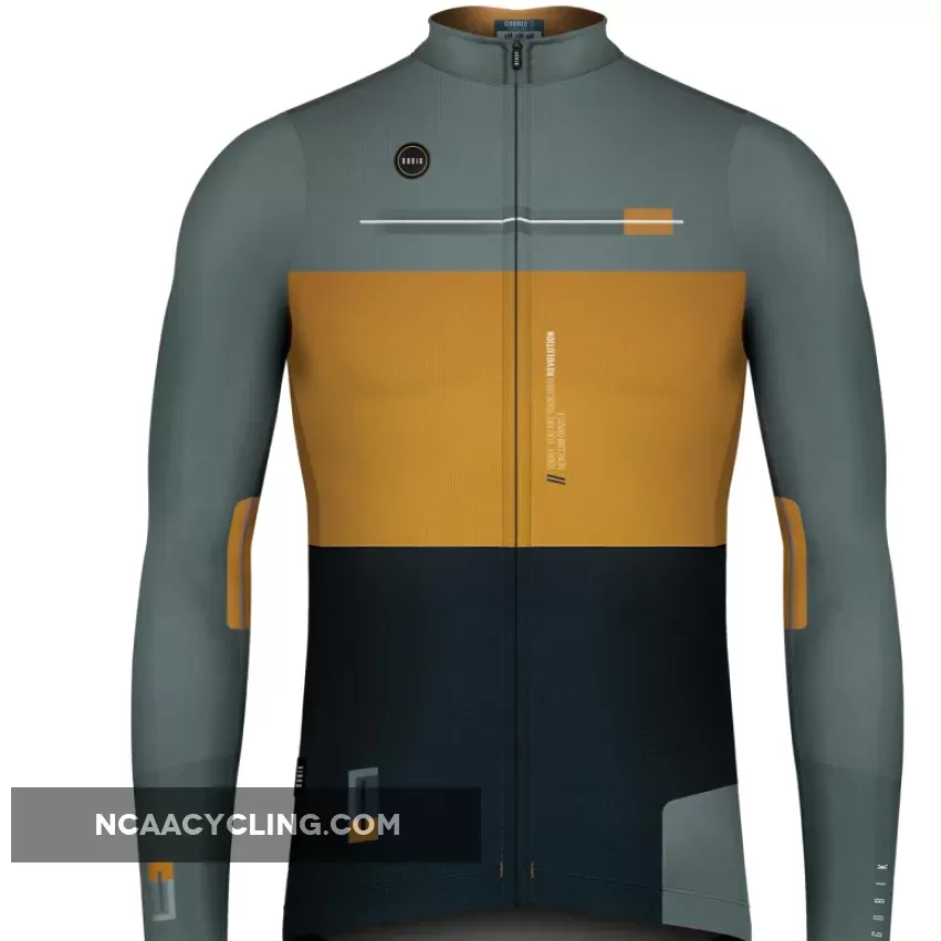 Gobik Cobble Conquer Long Sleeves Jersey - Grey Brand New
