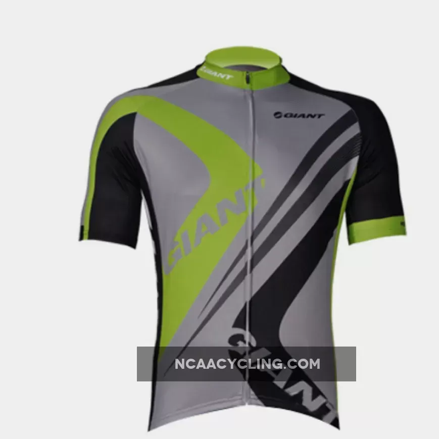 2012 GIANT Green/Gray Cycling Jersey Short Sleeve For Sale