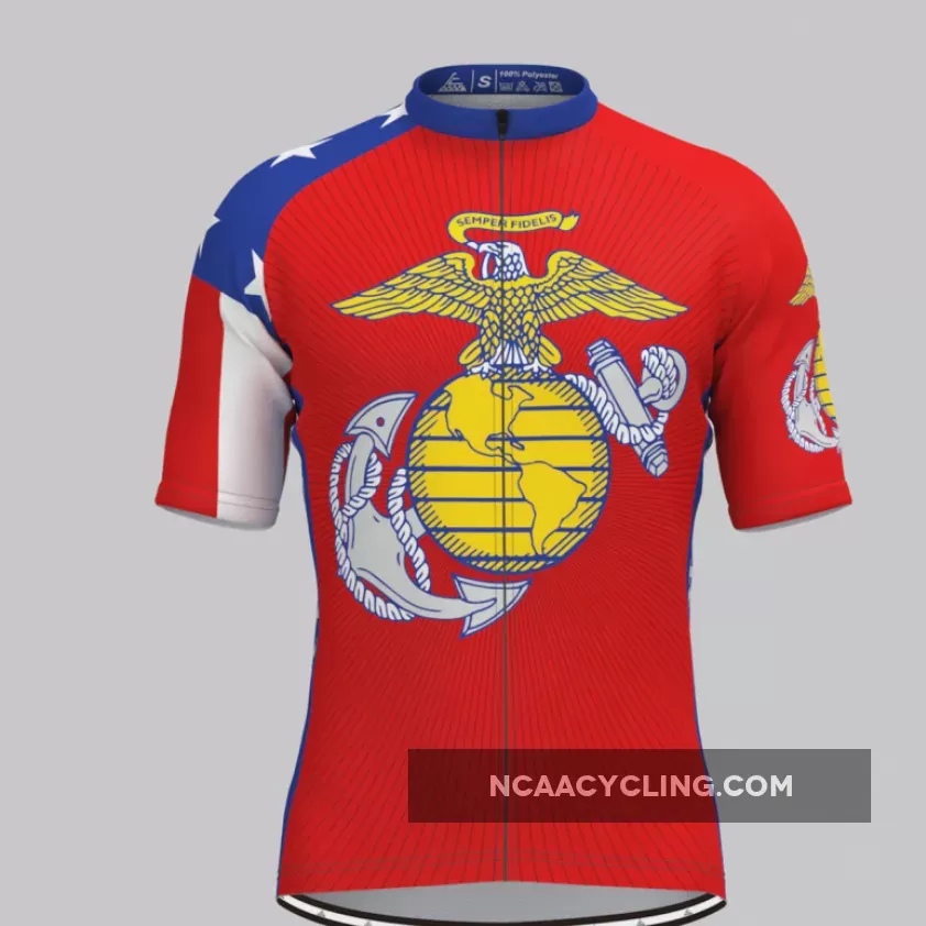 US Marine Corps Men's Cycling Jersey Brand New