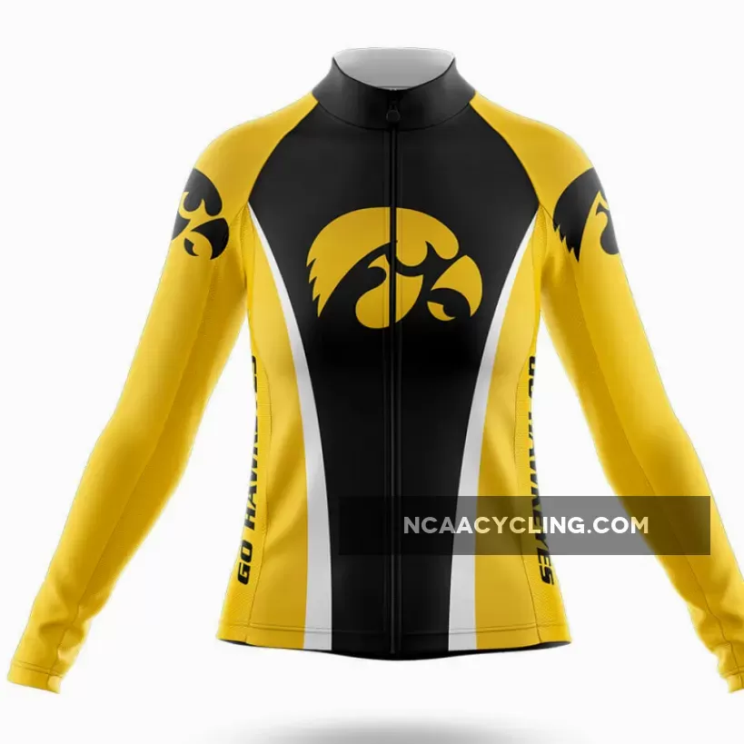 University of Iowa - Women's Long Sleeve Cycling Jersey Only