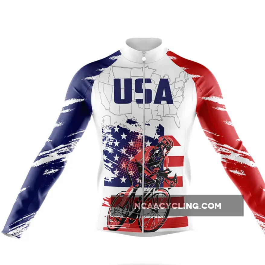 USA S19 - Men's Cycling Kit / Long Sleeve Jersey