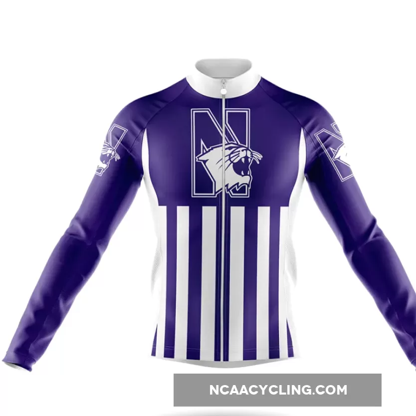 Northwestern University USA Long Sleeve Cycling Jersey Only