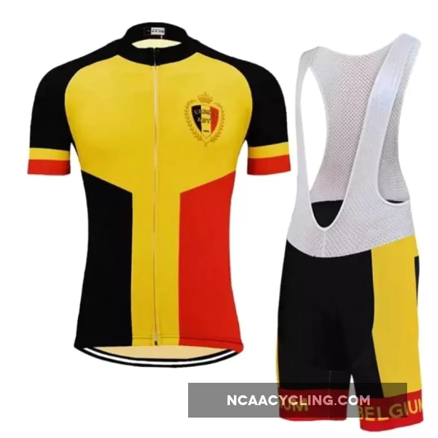 Belgium National Team Cycling Set Short Sleeve For Sale