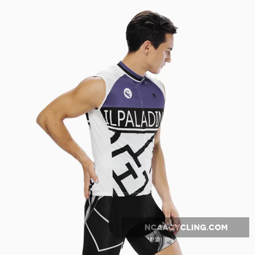 Maze Purple Men's Cycling Sleeveless Bike Jersey/Kit T-shirt Summer Spring Road Bike Wear Mountain Bike MTB Clothes Sports Apparel Top / Suit NO.812