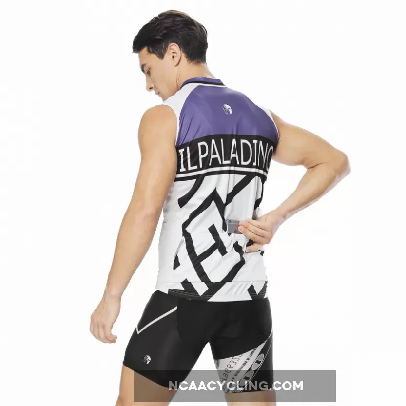 Maze Purple Men's Cycling Sleeveless Bike Jersey/Kit T-shirt Summer Spring Road Bike Wear Mountain Bike MTB Clothes Sports Apparel Top / Suit NO.812