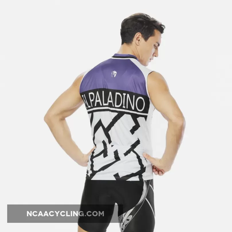 Maze Purple Men's Cycling Sleeveless Bike Jersey/Kit T-shirt Summer Spring Road Bike Wear Mountain Bike MTB Clothes Sports Apparel Top / Suit NO.812