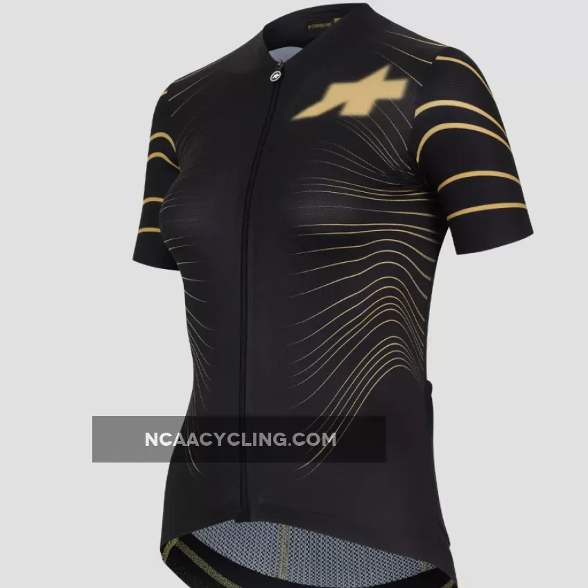 Assos Dyora RS S9 Wings Women Jersey - Black Gold Online
