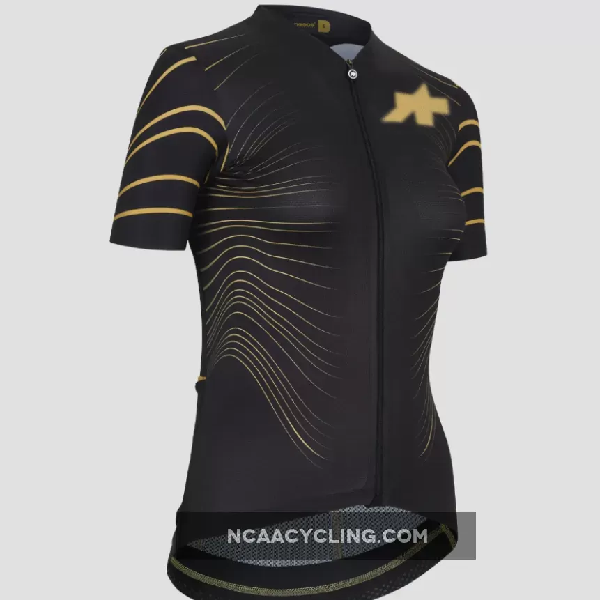 Assos Dyora RS S9 Wings Women Jersey - Black Gold Online
