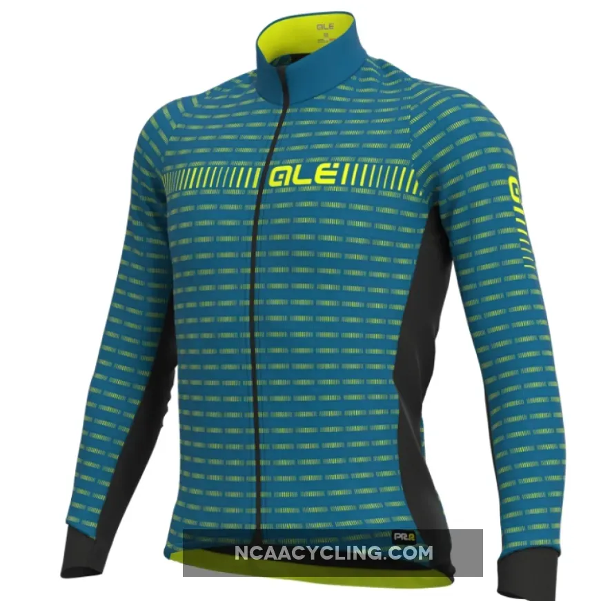 ALE' Green Road PRR Blue Long Sleeve Jersey,