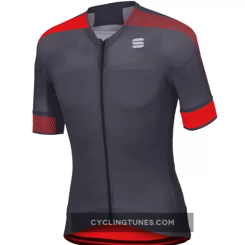 Sportful Bodyfit Pro Evo 2018 jersey - Anthracite red