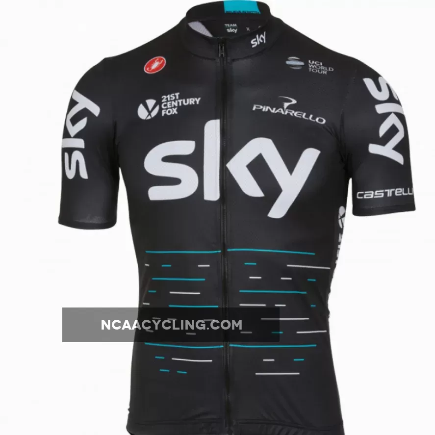 TEAM SKY 2017 Short Sleeve cycling Jersey bike clothing Cycle apparel Shirt