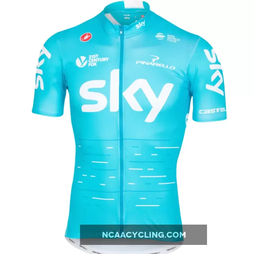 TEAM SKY 2017 Short Sleeve cycling Jersey bike clothing Cycle apparel Shirt