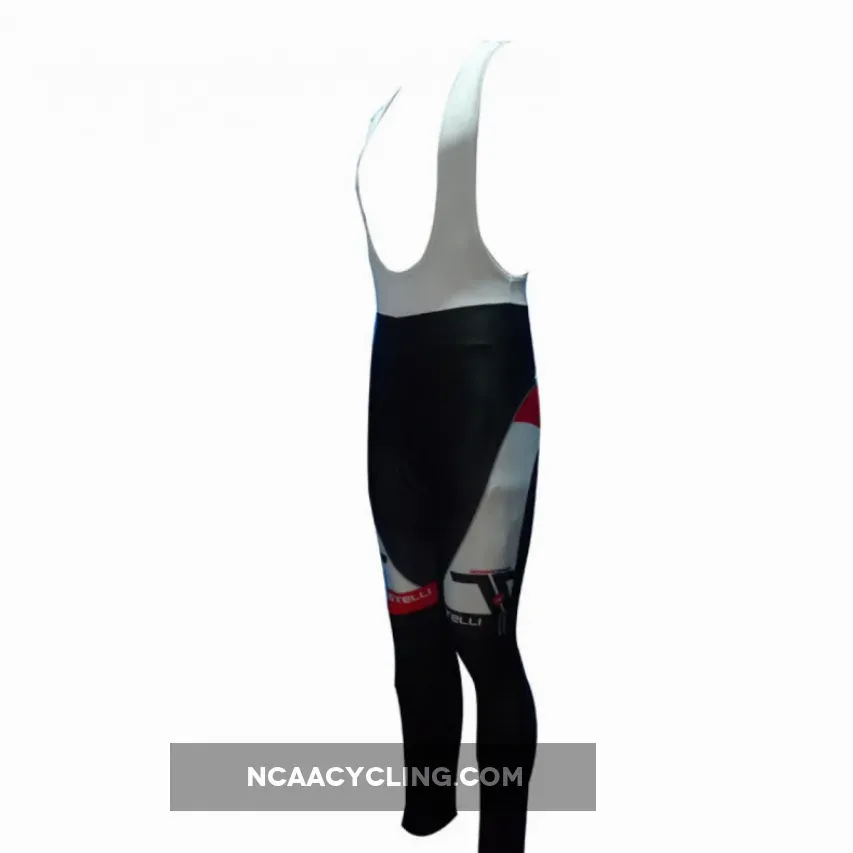 New 2012 CASTELLI WHITE-BLACK Cycling Bib Pants Brand New