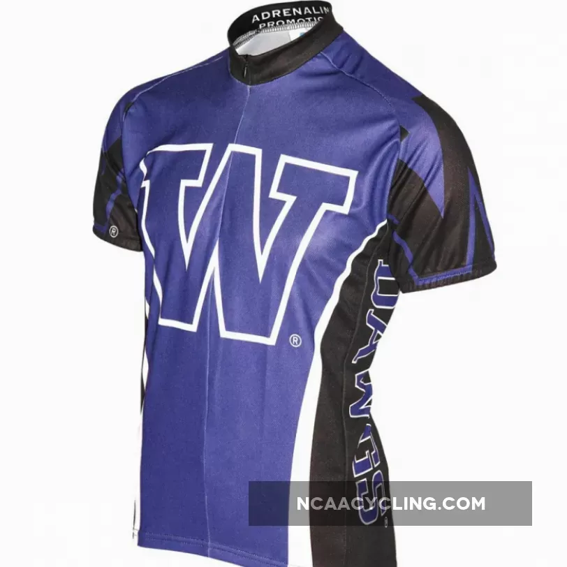 UW University of Washington Dawgs Cycling Short Sleeve Jersey