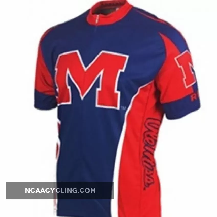 Ole Miss University of Mississippi Rebels Cycling Short Sleeve Jersey