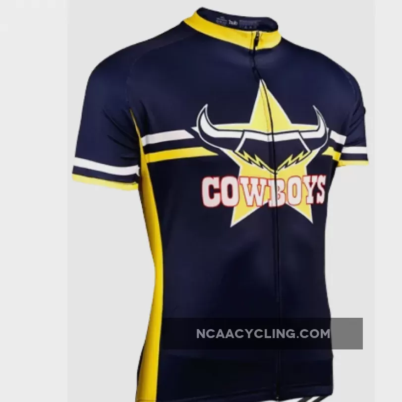 NRL NQ North Queensland Cowboys Short Sleeve Cycling Jerseys